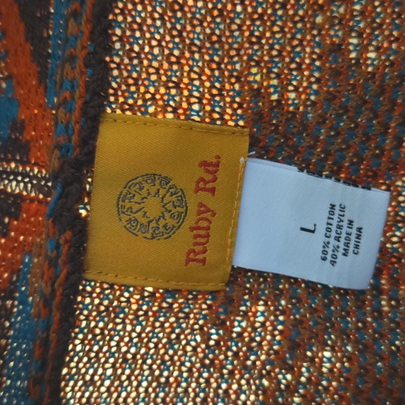 Ruby Rd. Multicolor Knit Cardigan - Picture 4 of 11